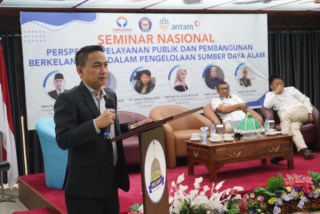 Seminar Nasional FISIP UHO-ORI: Sinergitas Stakeholders Kunci Pembangunan Berkelanjutan